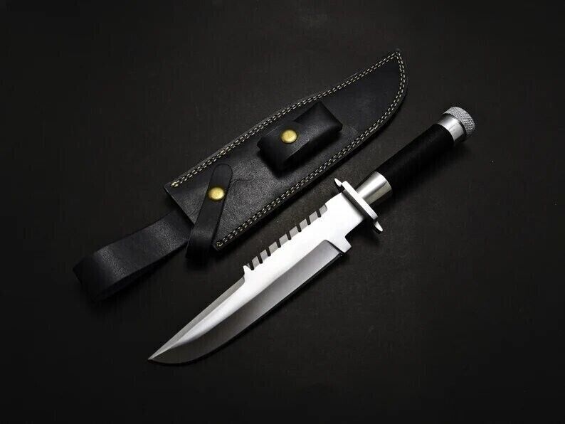 LS1 COMMANDO Knife Handmade Movie Replica Survival Tactical Bowie with Sheath