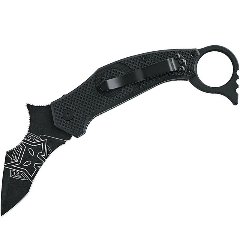 Fox Knives Wihongi FX-651 MOA N690Co Stainless Knife Folding Karambit Black G10 Fox Knives Wihongi FX-651 MOA N690Co Stainless Knife Folding Karambit Black G10
