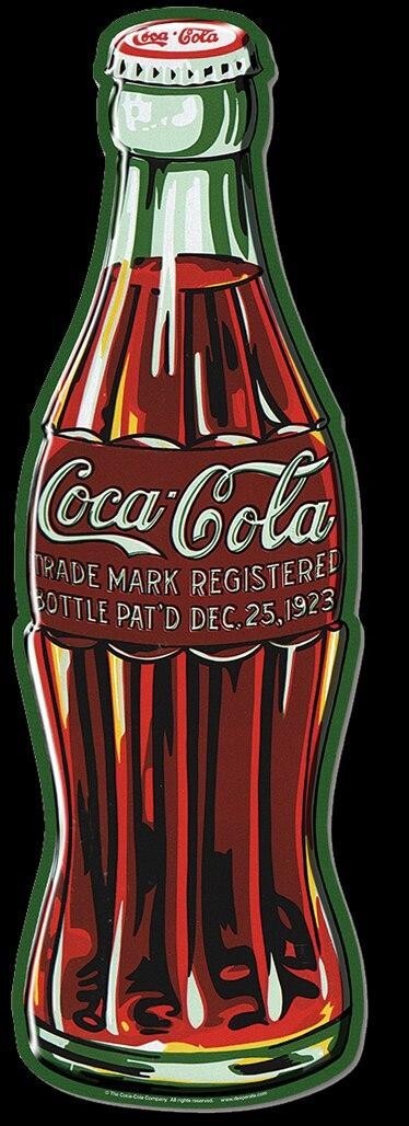 HUGE COKE Bottle Metal Sign 35” Coca Cola Vintage Style Sign/Wall Decor