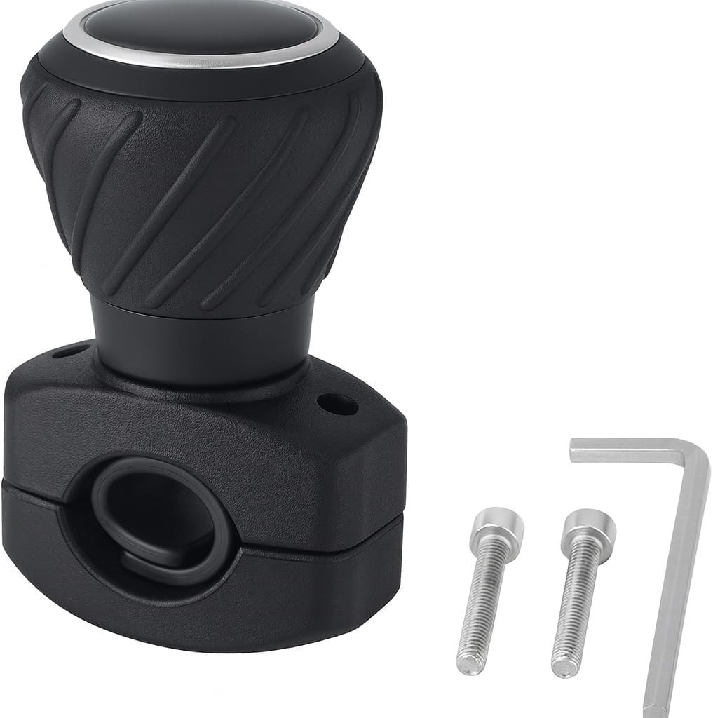 2022 Universal Steering Wheel Spinner Knob for Kubota Tractors, Black, Polyuret 2022 Universal Steering Wheel Spinner Knob for Kubota Tractors, Black, Polyuret