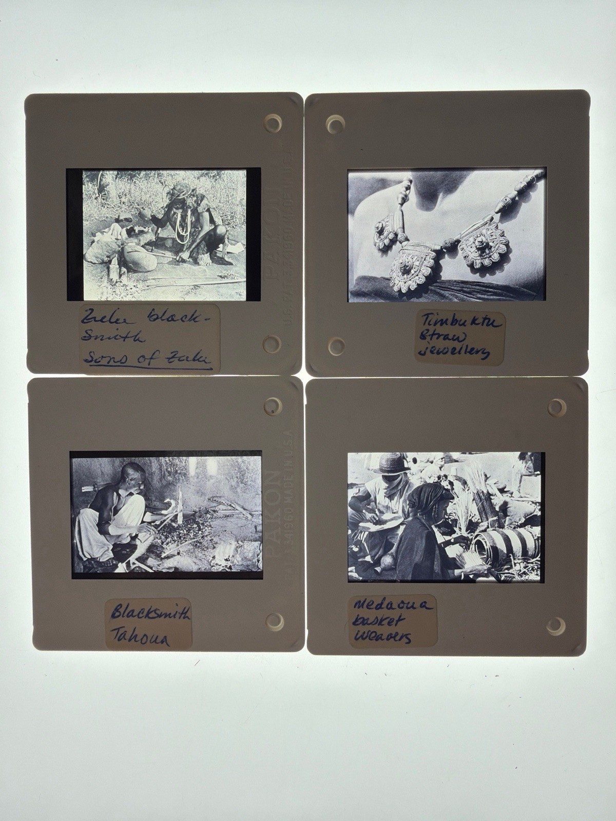4 Vintage 35mm Slides African Crafts Timbuktu Jewelry Zulu Blacksmith 4 Vintage 35mm Slides African Crafts Timbuktu Jewelry Zulu Blacksmith