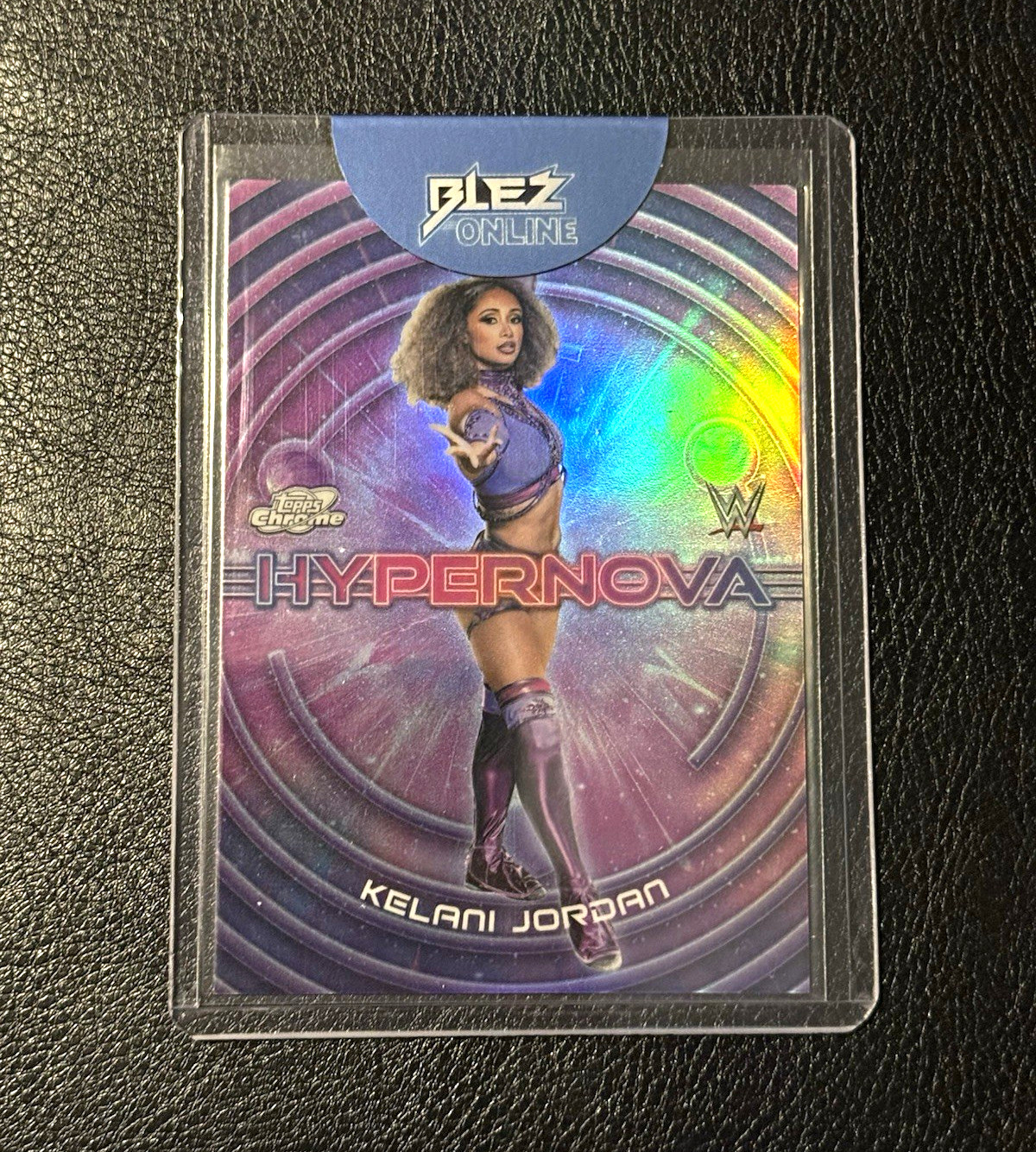 2026 Topps Cosmic Chrome WWE HN-13 Kelani Jordan Hypernova SSP Insert NXT