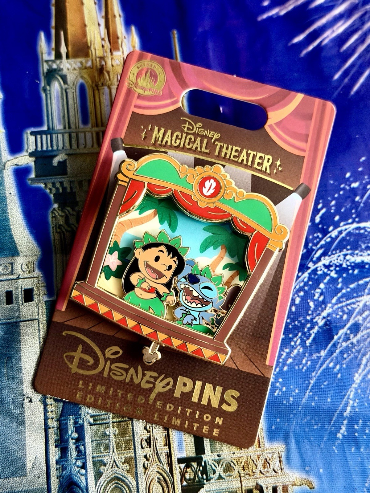 2026 Disney Parks Pin Magical Theater Lilo & Stitch LE 4500