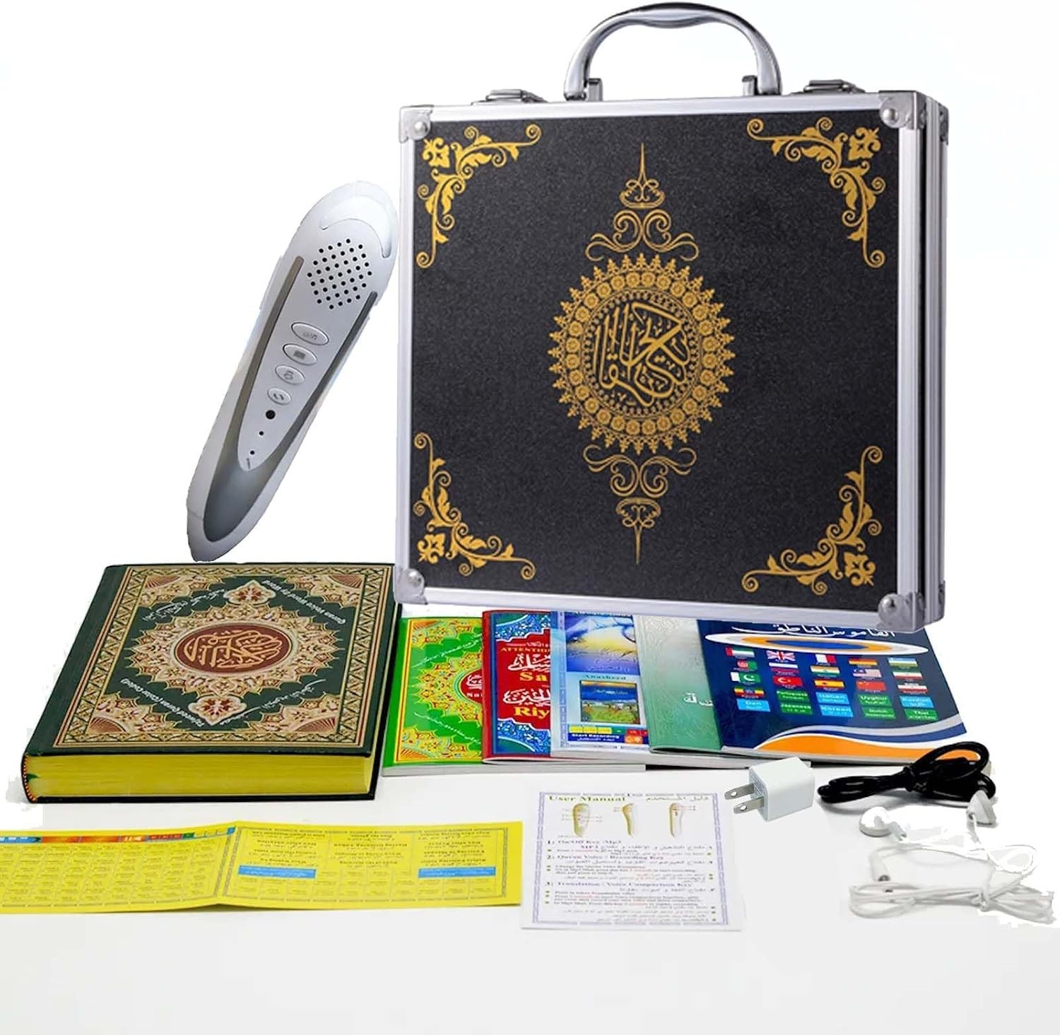 32G Quran Pen Reader with Quran Book, Arabic & English Translation, Multilingual 32G Quran Pen Reader with Quran Book, Arabic & English Translation, Multilingual