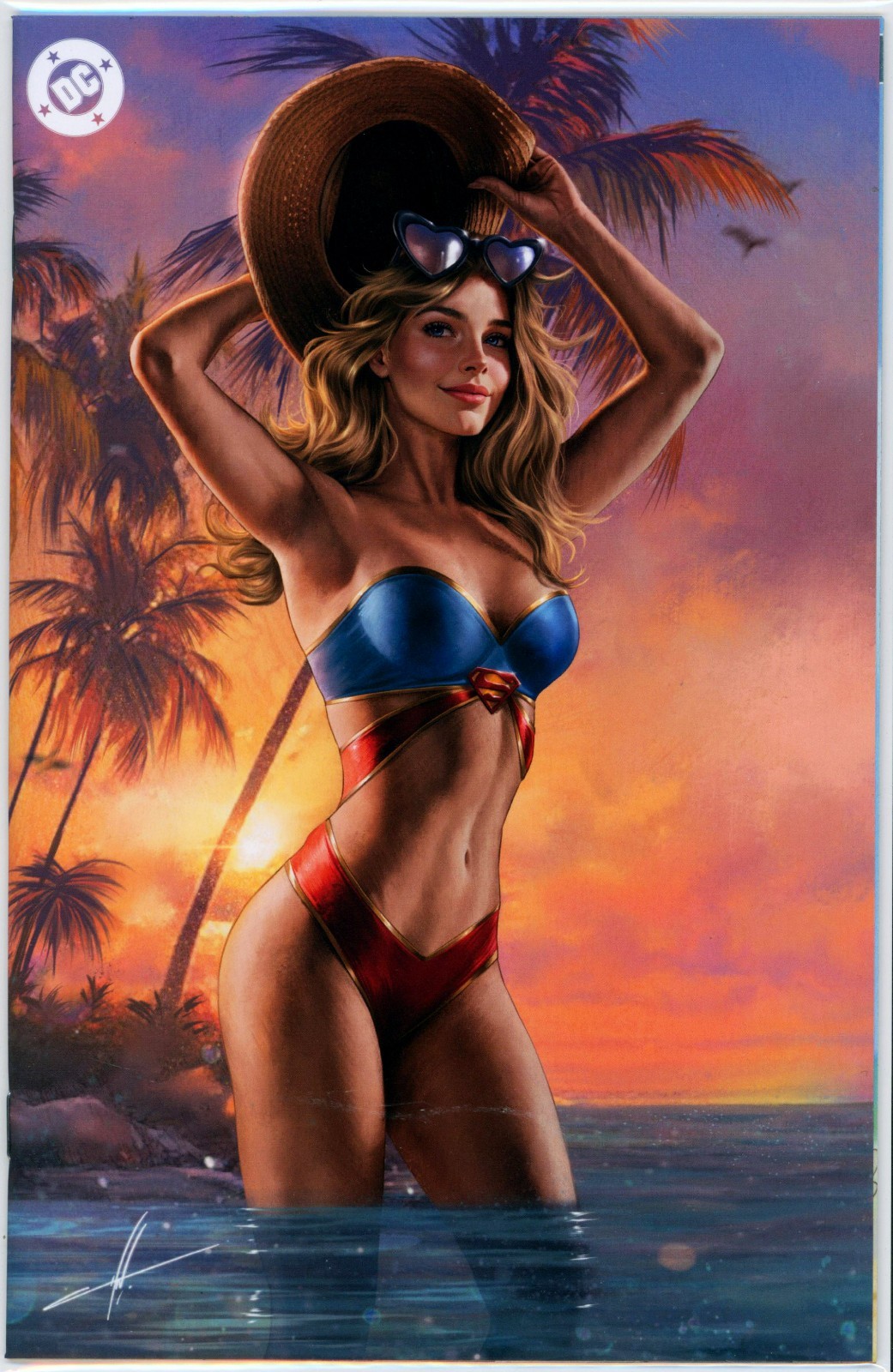 G\'NORT\'S ILLUSTRATED SWIMSUIT EDITION MEGACON #1 - 2026 - Carla Cohen SUPERGIRL