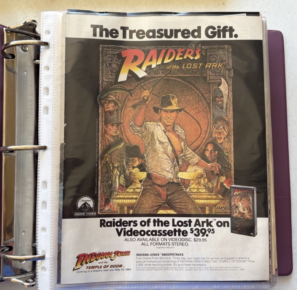 Vintage Magazine Ads In Binder W Sleeves 1970s Through 2000s Over 400