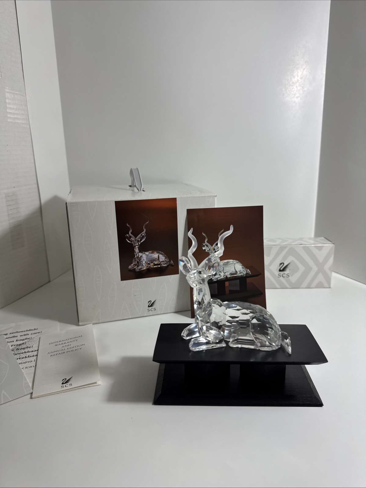 Swarovski Crystal Annual Edition 1994 Inspiration Africa The Kudu Figurine w Box