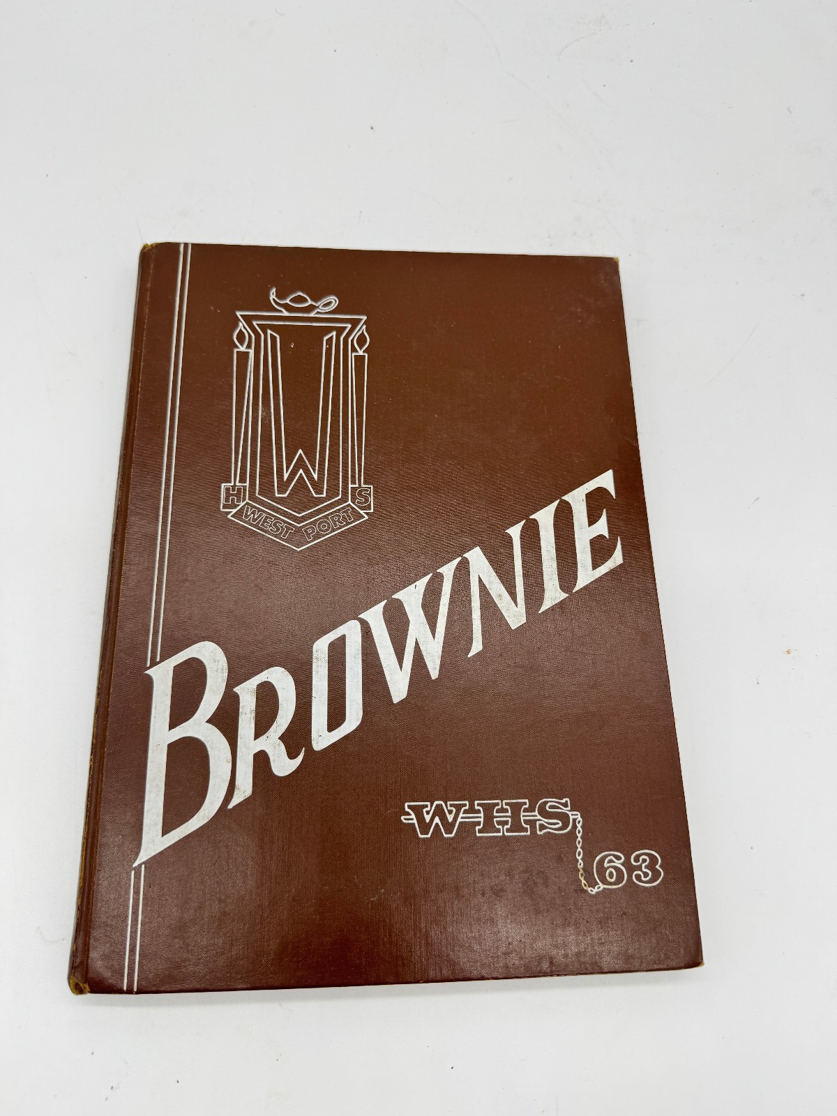 BROWNIE  WESTPORT MA HIGH SCHOOL YEARBOOK 1963 VINTAGE massachusetts