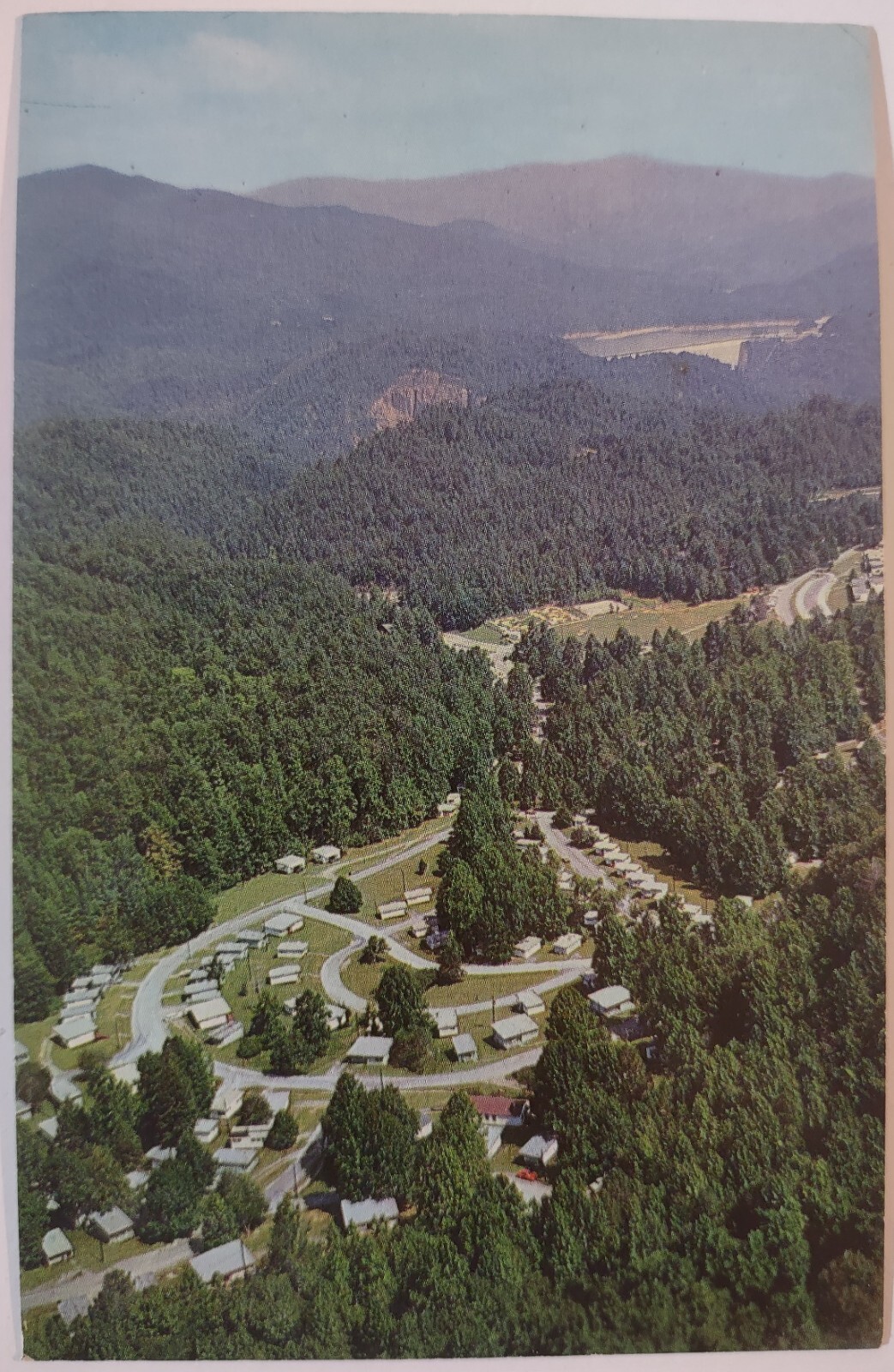 Vintage Postcard Fontana Village Resort Dam North Carolina AA4 Vintage Postcard Fontana Village Resort Dam North Carolina AA4