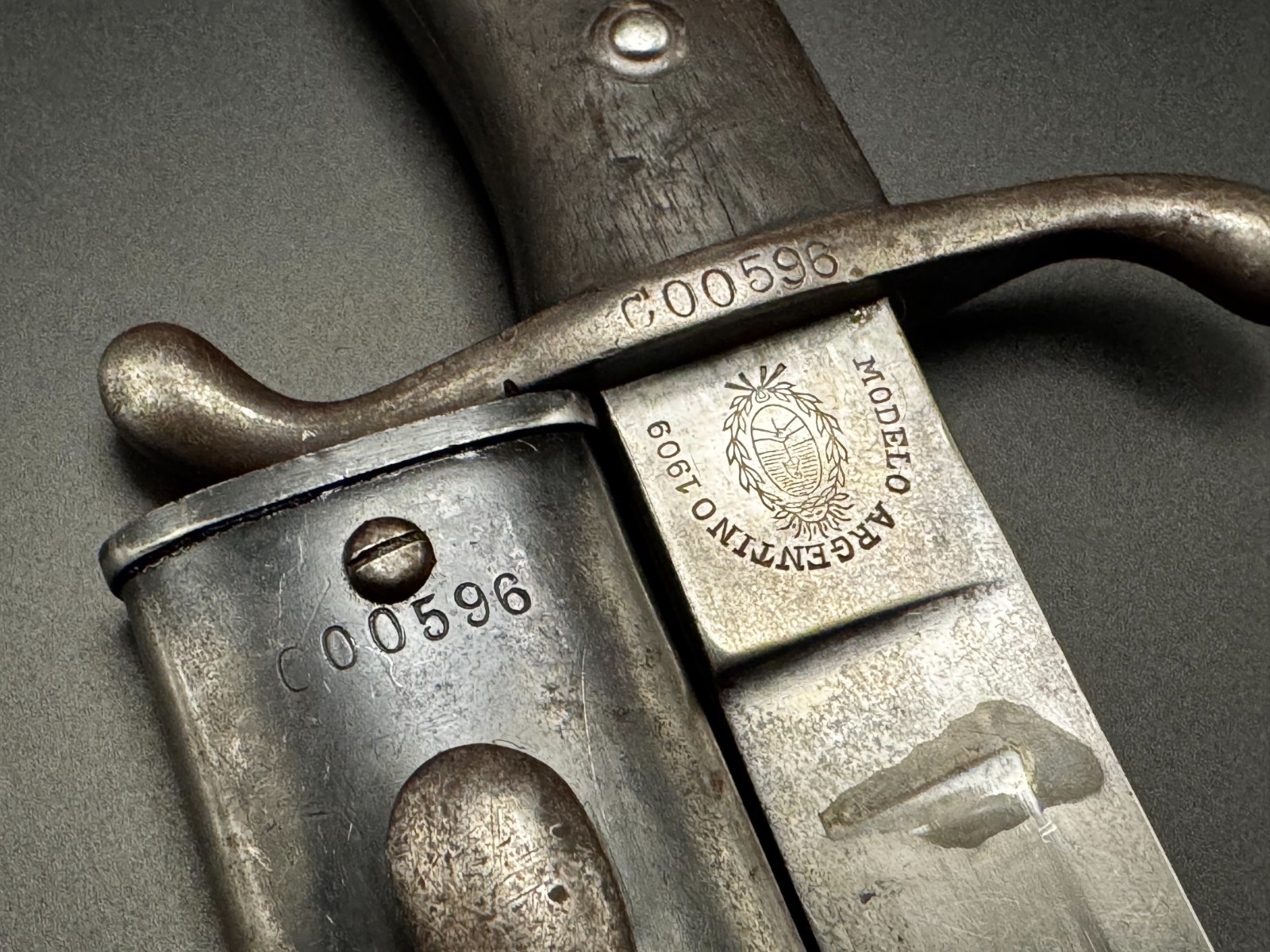 Argentine Model 1909 Bolo Short Sword - Weyersburg Kirschbaum Matching Numbers
