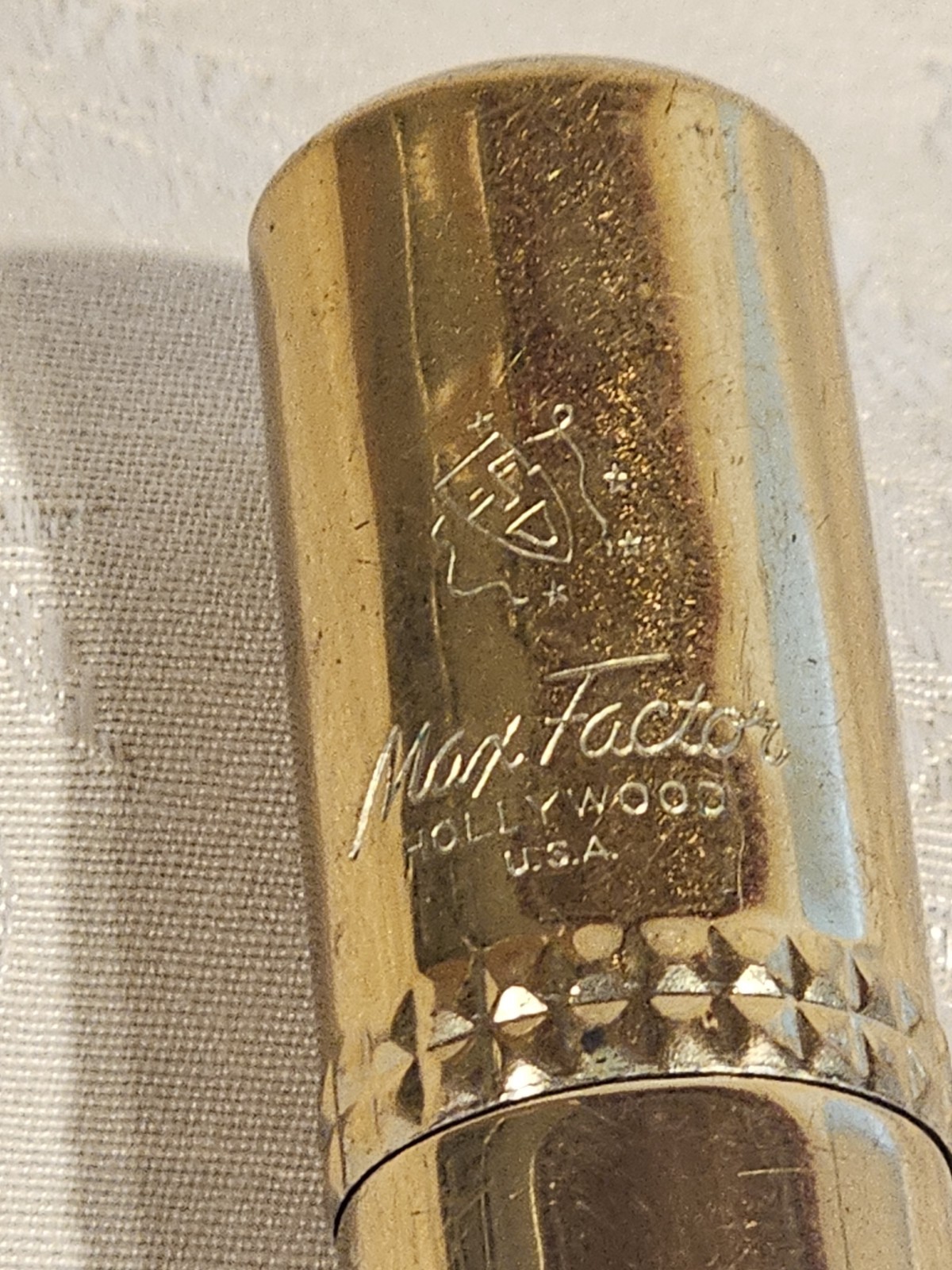1950s Max Factor World of Beauty Purse Dispenser Lotion Gold Tone Refillable USA 1950s Max Factor World of Beauty Purse Dispenser Lotion Gold Tone Refillable USA
