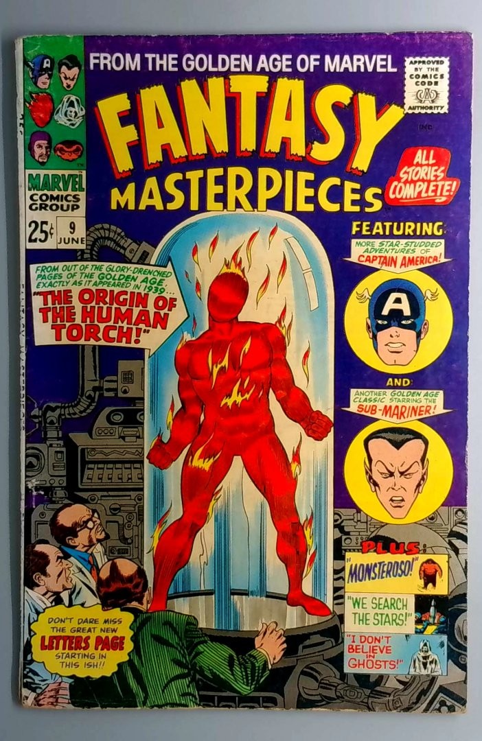 Fantasy Masterpieces #9 VG/FN Marvel 1967 Fantasy Masterpieces #9 VG/FN Marvel 1967
