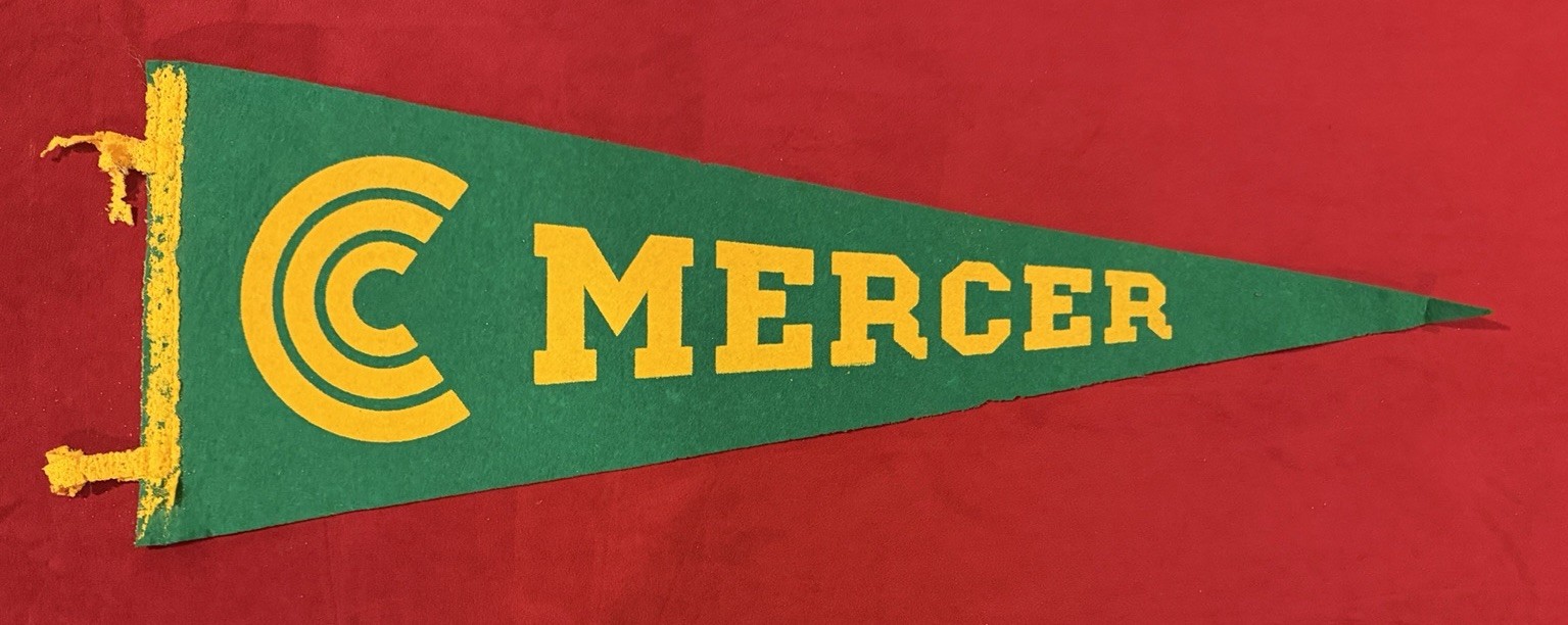 Vintage Mercer County Community College 23 Inch Pennant West Windsor New Jersey Vintage Mercer County Community College 23 Inch Pennant West Windsor New Jersey