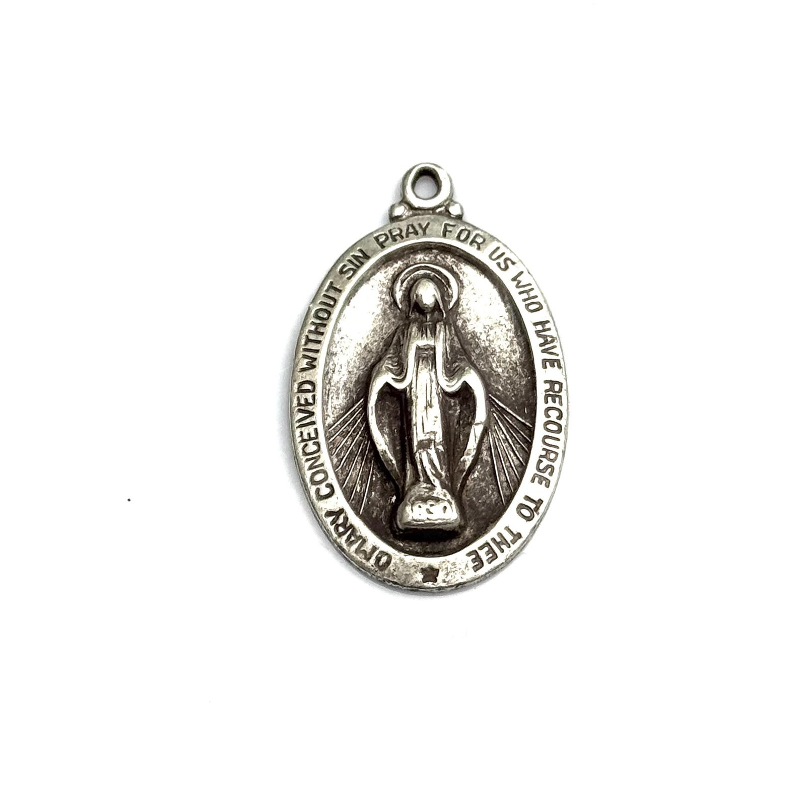Vintage Sterling Silver Avanti Mary Miraculous Medal