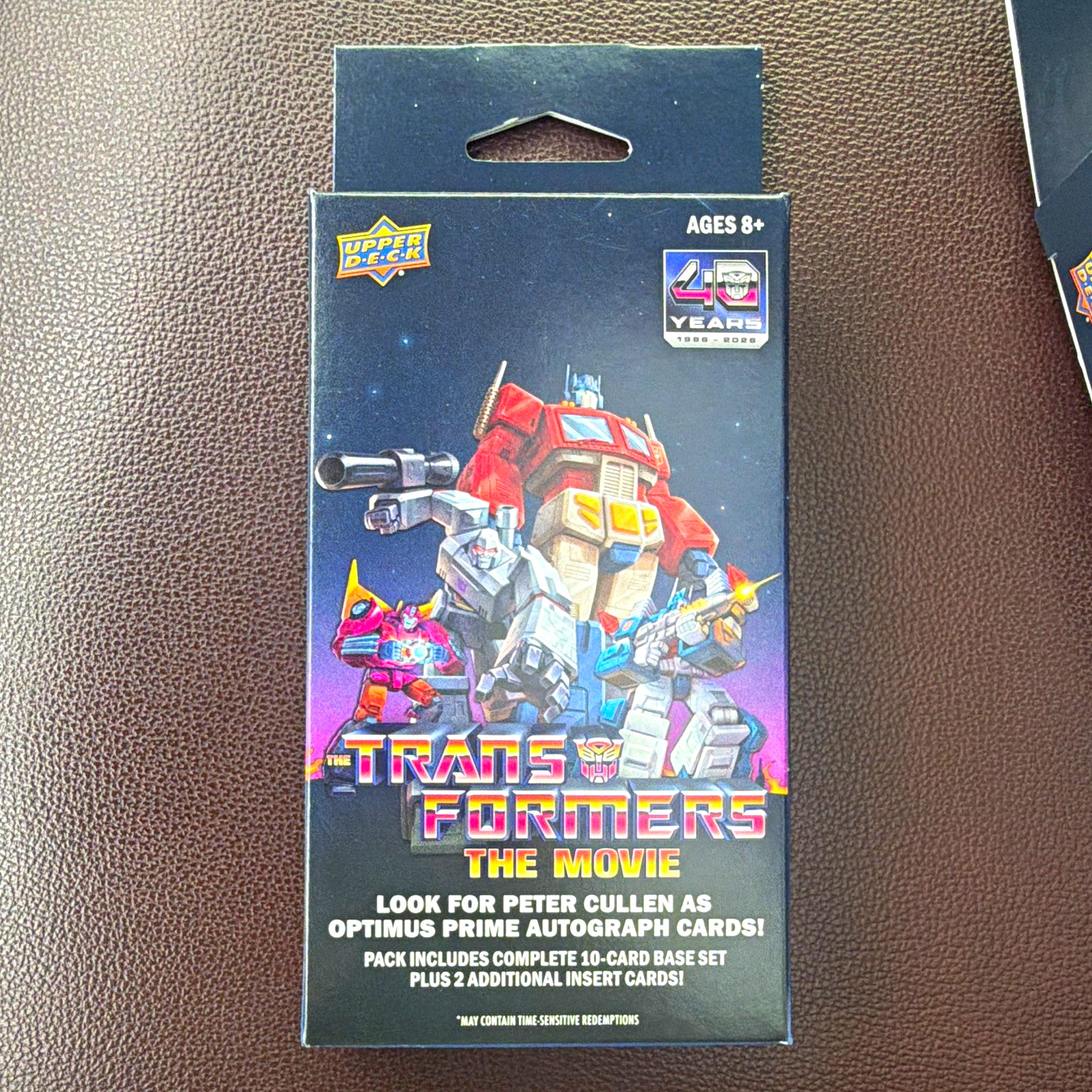Upper Deck Transformers Special Edition 40th Anniversary Hanger Box Brand New