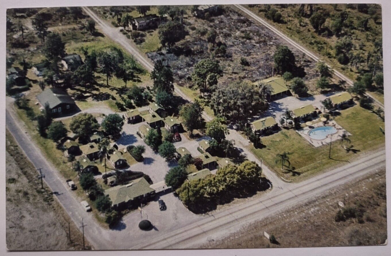 Vintage Tampa Auto Haven Cottages Florida Chrome Postcard Unposted Aerial Vintage Tampa Auto Haven Cottages Florida Chrome Postcard Unposted Aerial