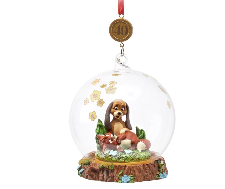 2021 Disney The Fox and the Hound Legacy Sketchbook Ornament 40th Anniversary LR