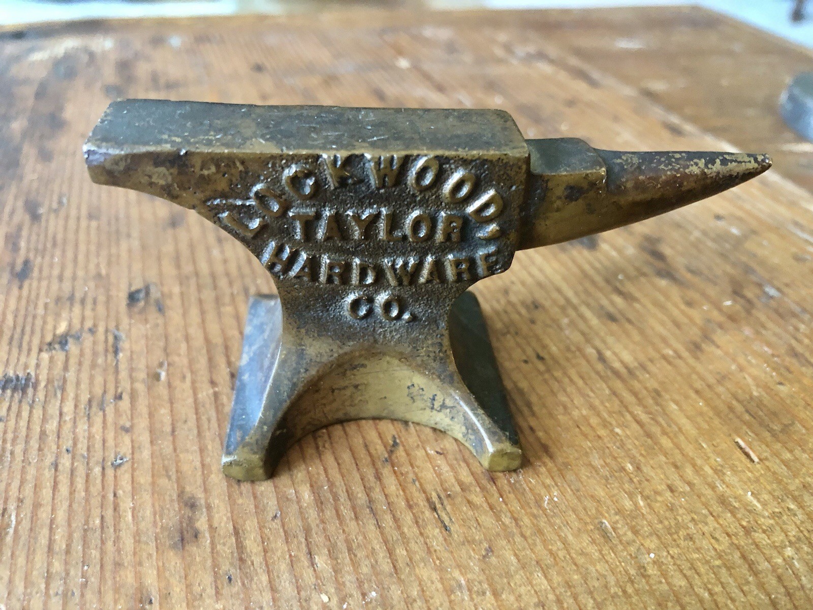 Vintage 1900 Salesman Jewelers  Anvil Lockwood Taylor Hardware Co. Cleveland, O