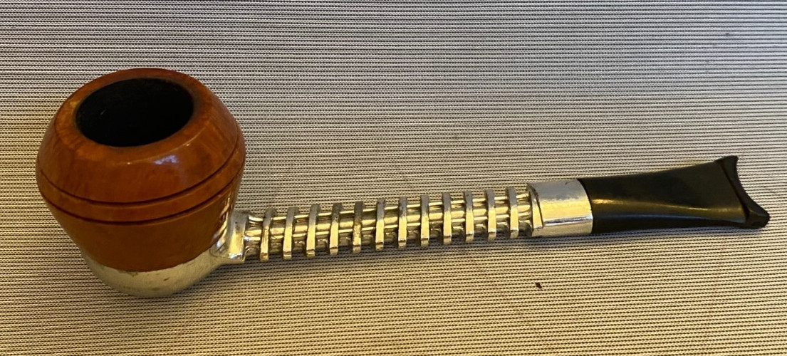 Vtg TWIN FLOW Bulldog Screw Bowl Tobacco Smoking Pipe - 6 Vtg TWIN FLOW Bulldog Screw Bowl Tobacco Smoking Pipe - 6