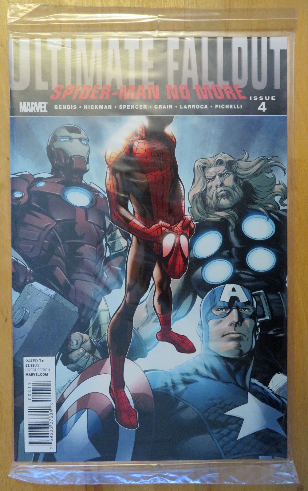 Ultimate Fallout #4 1st Print 1st Miles Morales as Spider-Man VF/NM Polybag Ultimate Fallout #4 1st Print 1st Miles Morales as Spider-Man VF/NM Polybag