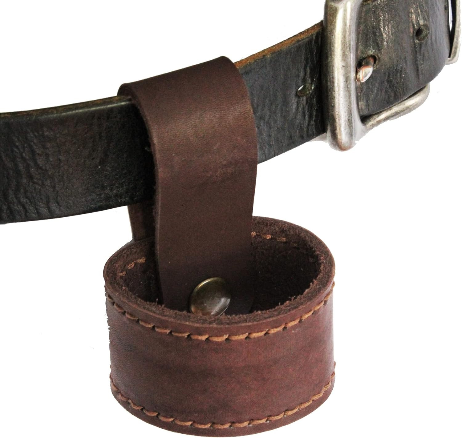 Leather Axe Hatchet Holder Holster With Belt Loop, Stitched Tool Sheath Handmade