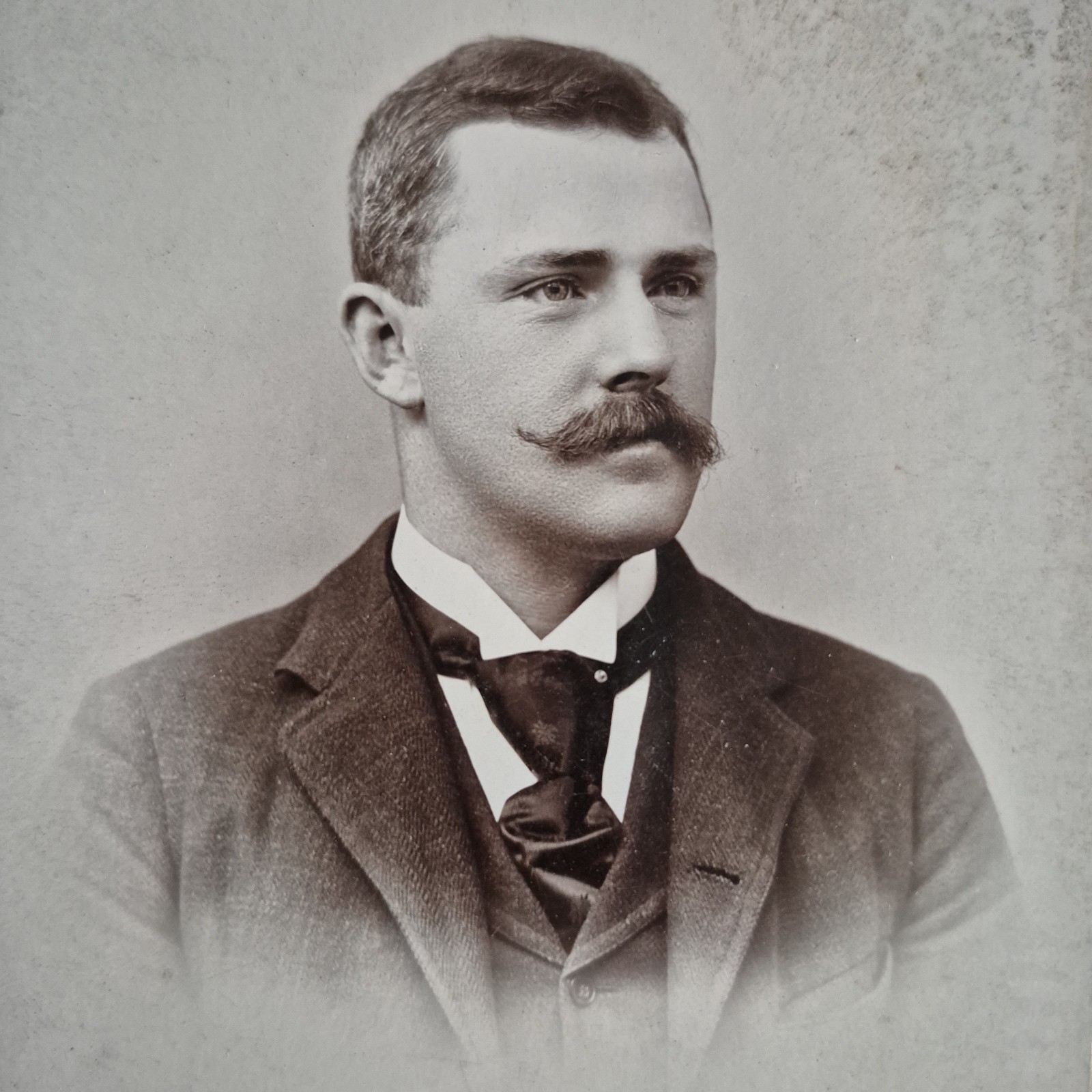 Antique Cabinet Card Photo Politician William Henry Hall c1893 Connecticut OOAK
