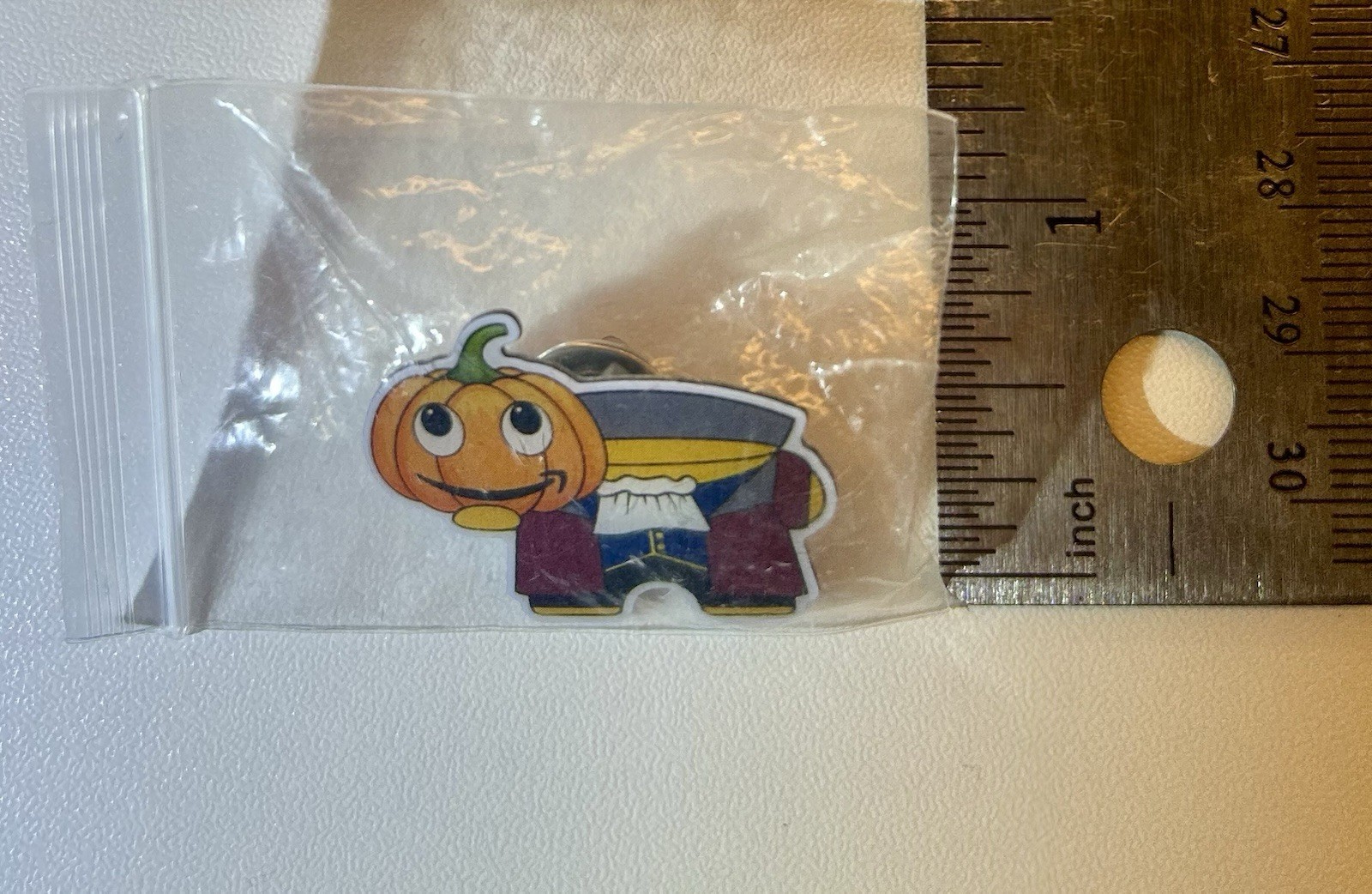 Amazon Peccy Pumpkin Halloween Lapel Pin Headless VERY RARE Limited Collectible Amazon Peccy Pumpkin Halloween Lapel Pin Headless VERY RARE Limited Collectible