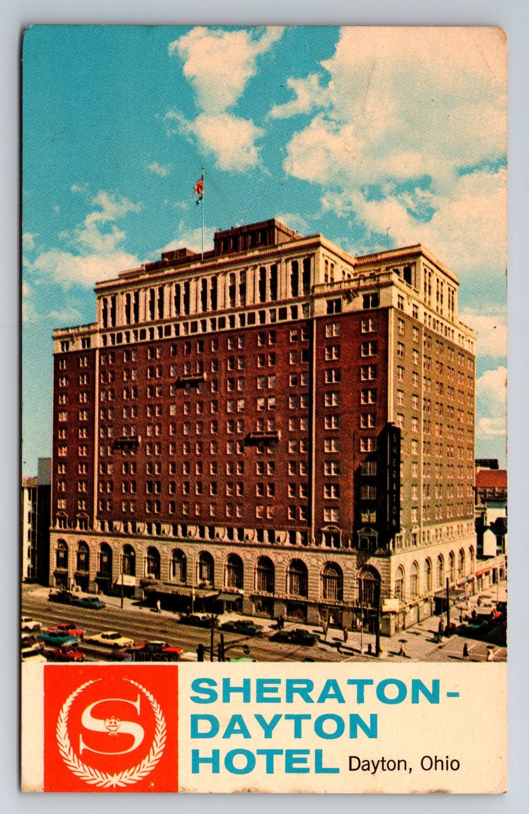 OH, Dayton, Sheraton-Dayton Hotel, Vintage Postcard OH, Dayton, Sheraton-Dayton Hotel, Vintage Postcard