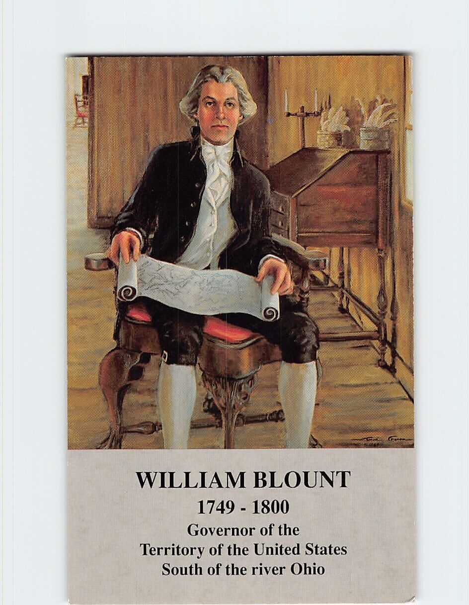 Postcard William Blount Governor of the Territory of the United States