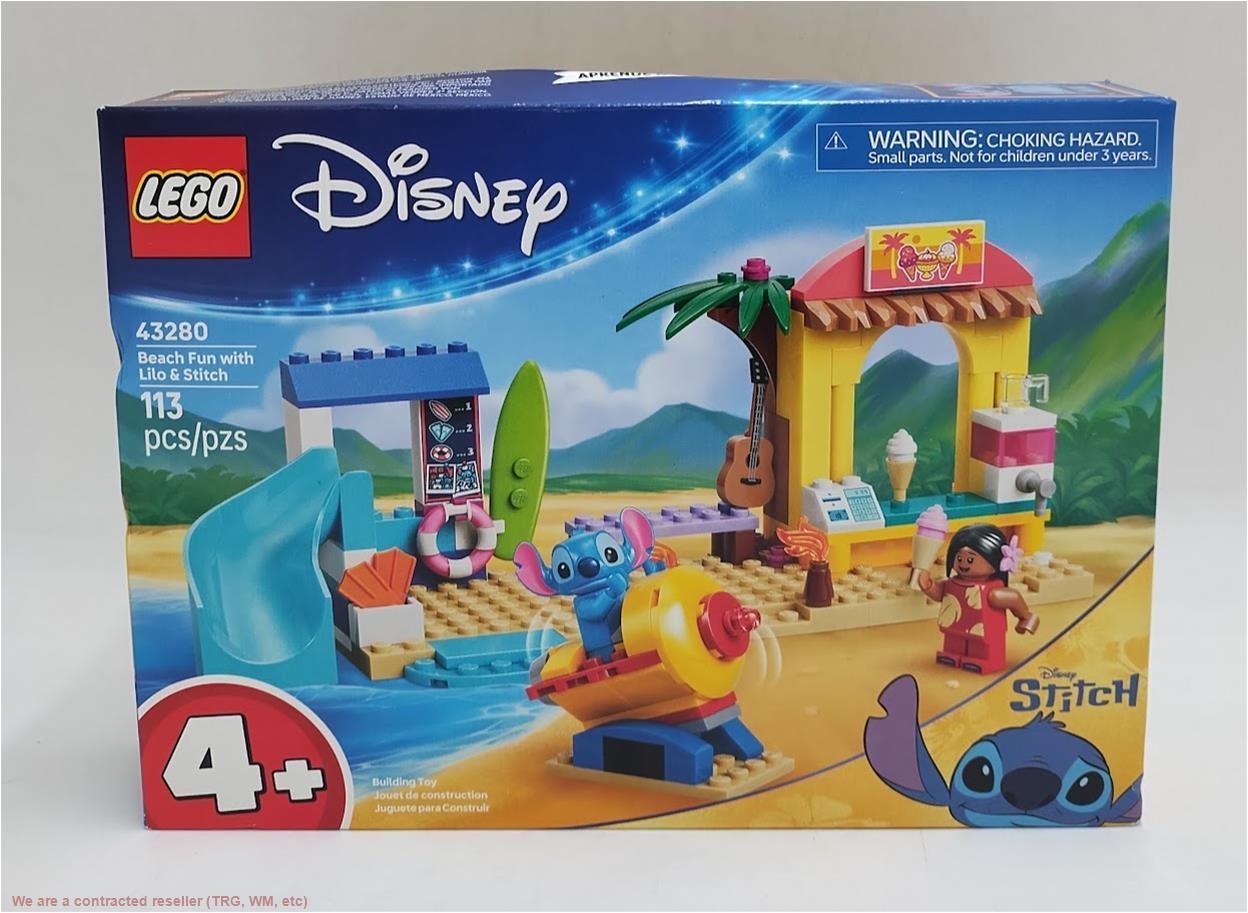 LEGO Disney Beach Fun with Lilo & Stitch 43280 SEE DETAILS LEGO Disney Beach Fun with Lilo & Stitch 43280 SEE DETAILS