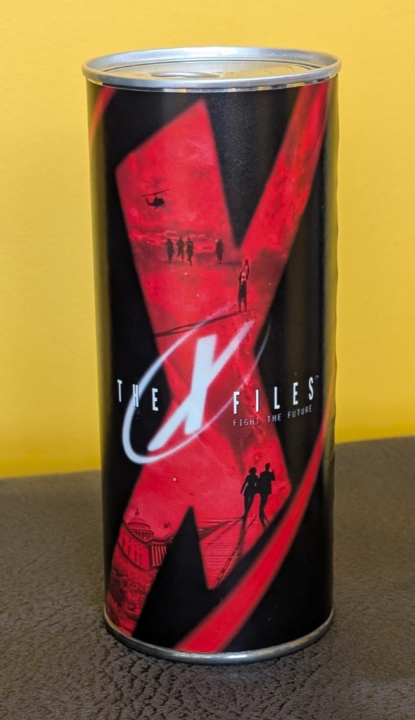 1998 X FILES MOVIE T-Shirt In A Can FIGHT THE FUTURE extra large NEW