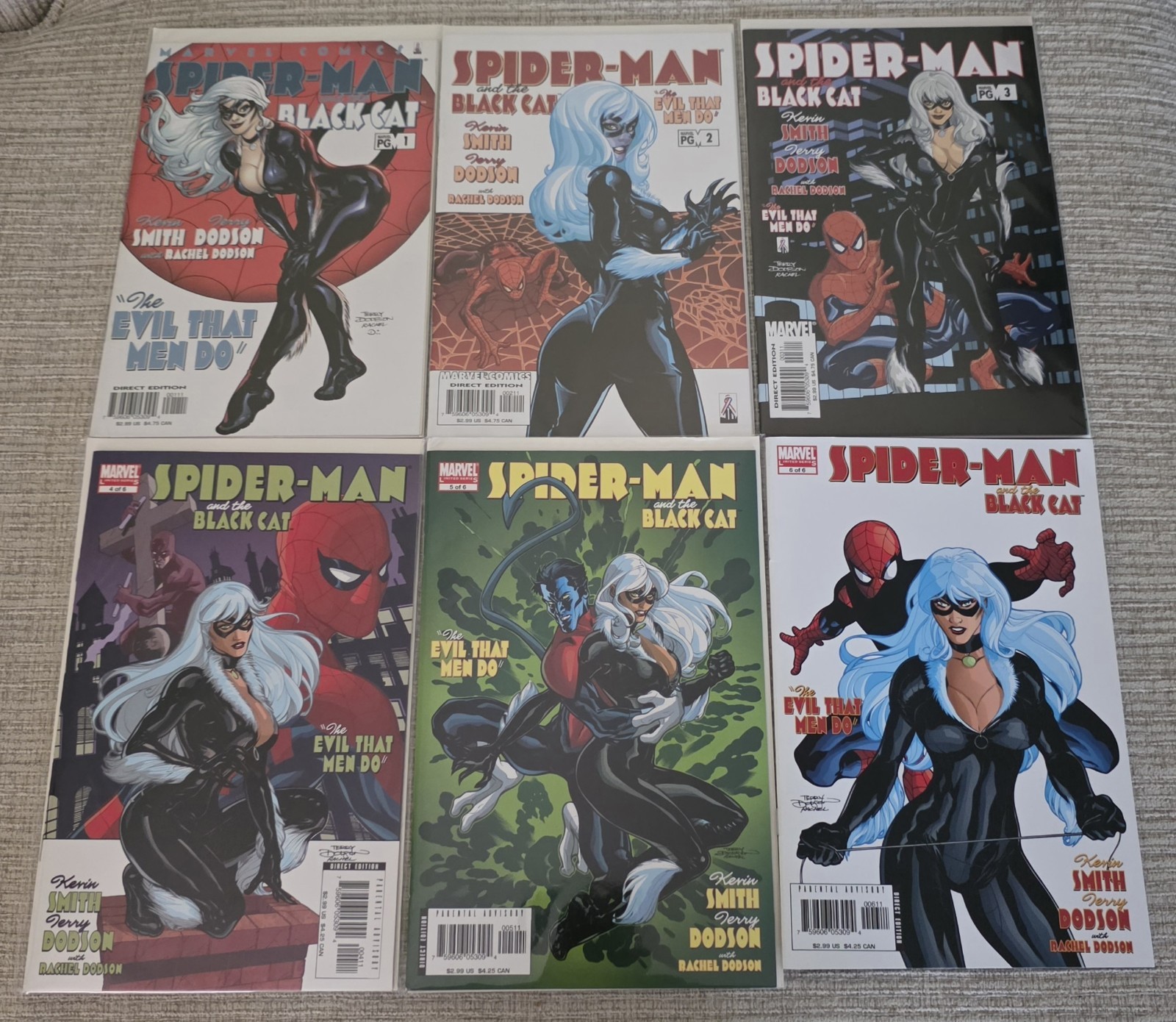 Spider-Man/Black Cat: The Evil That Men Do (Marvel) 1-6 Comp 1st Prints 2002 Spider-Man/Black Cat: The Evil That Men Do (Marvel) 1-6 Comp 1st Prints 2002