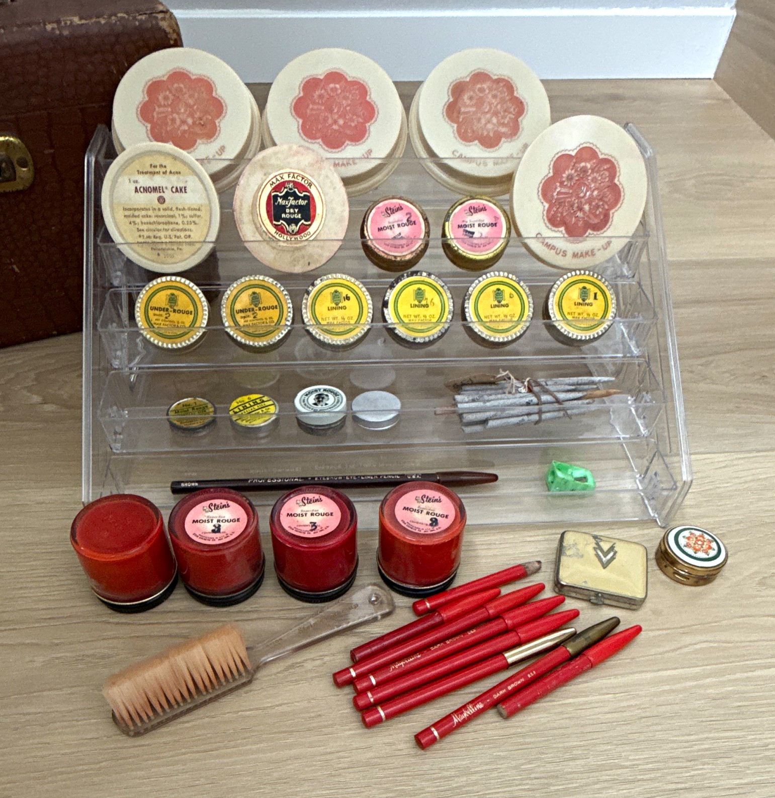 RARE VTG 1920s-1950s Max Factor, Stein and Maybelline Lot - Panchro, Orthochrome RARE VTG 1920s-1950s Max Factor, Stein and Maybelline Lot - Panchro, Orthochrome