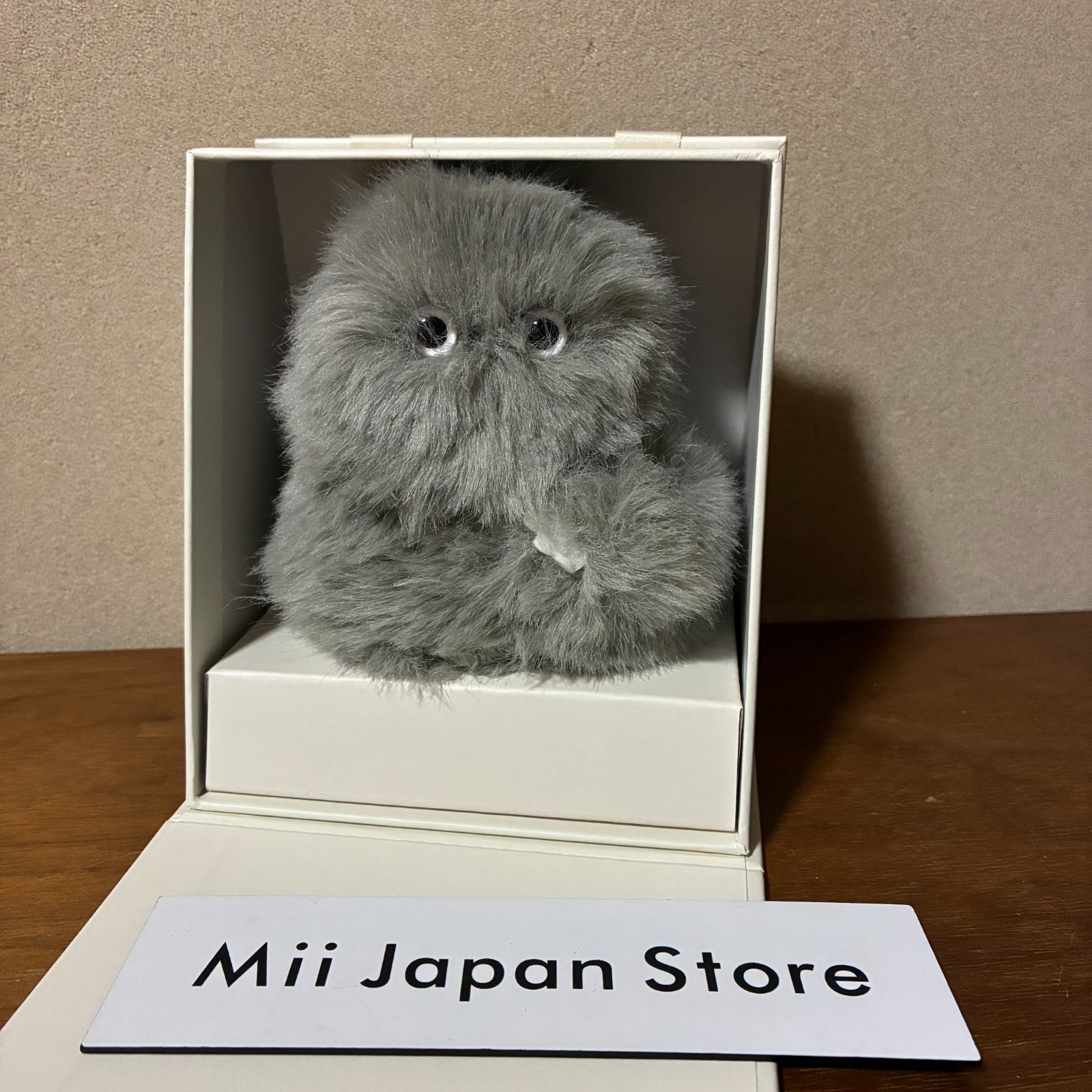 Mirumi TOKYO Charm Robot Plush Gray Fluffy Cute Yukai Engineering Japan 5.51\