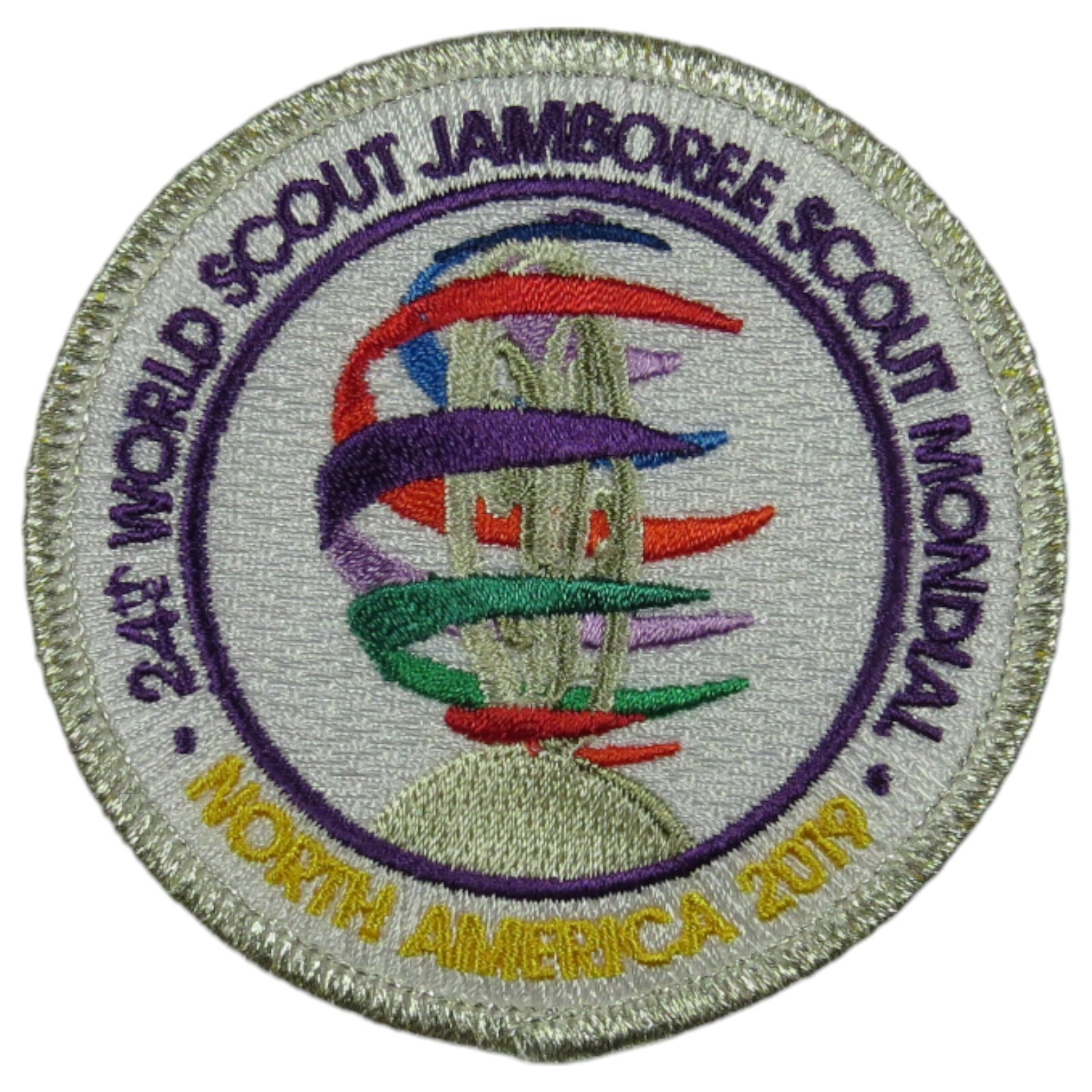 2019 24th World Scout Jamboree United States Official Patch SMY Bdr (WSJ738)
