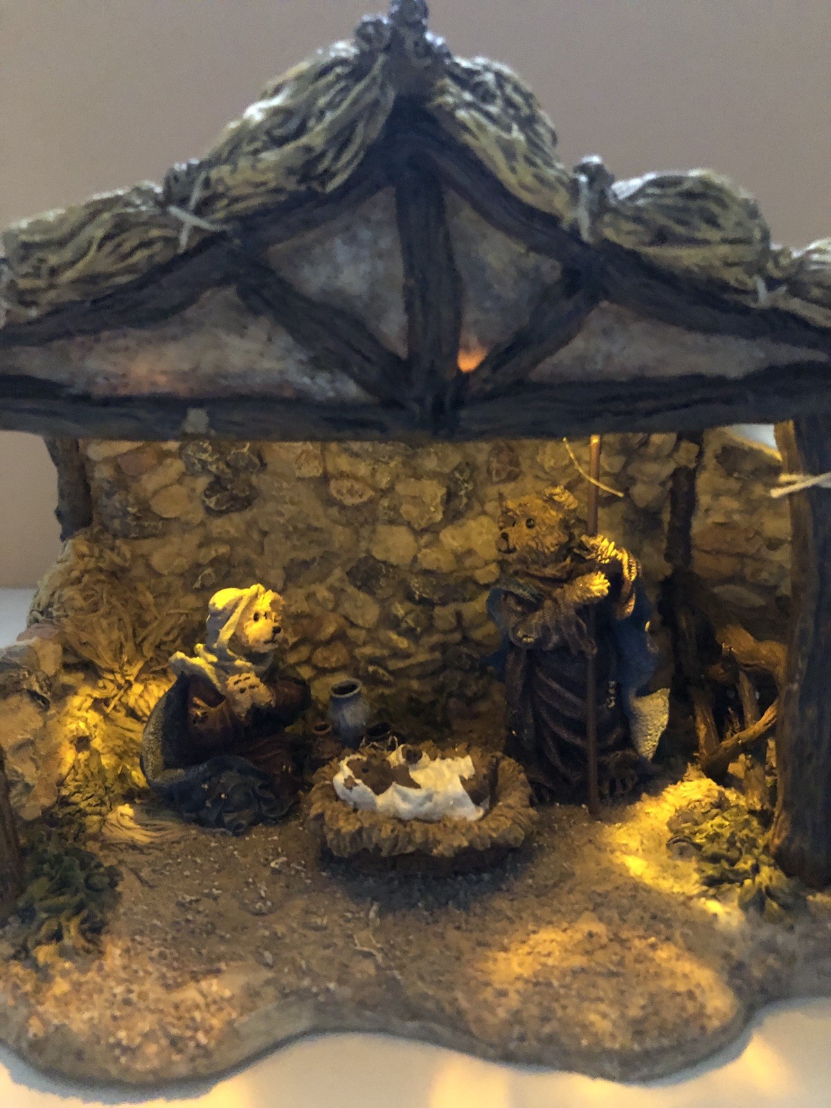Boyds Bears Nativity Scene 5 pc Little Star of Bethlehem Christmas 2476 NEW