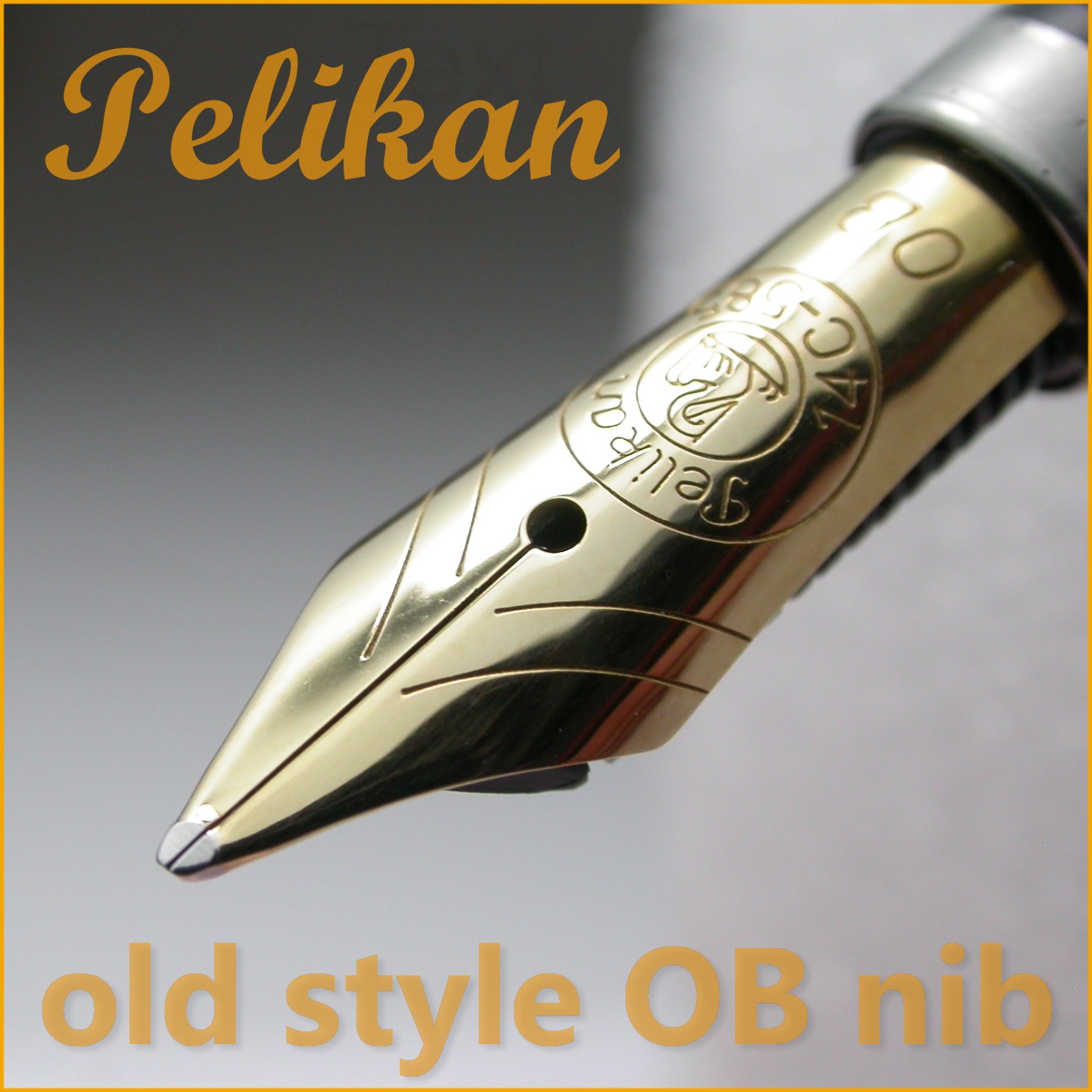 PELIKAN FLEXIBLE M400 VINTAGE OLD STYLE 14C 585 OB GOLD NIB PART FOUNTAIN PEN