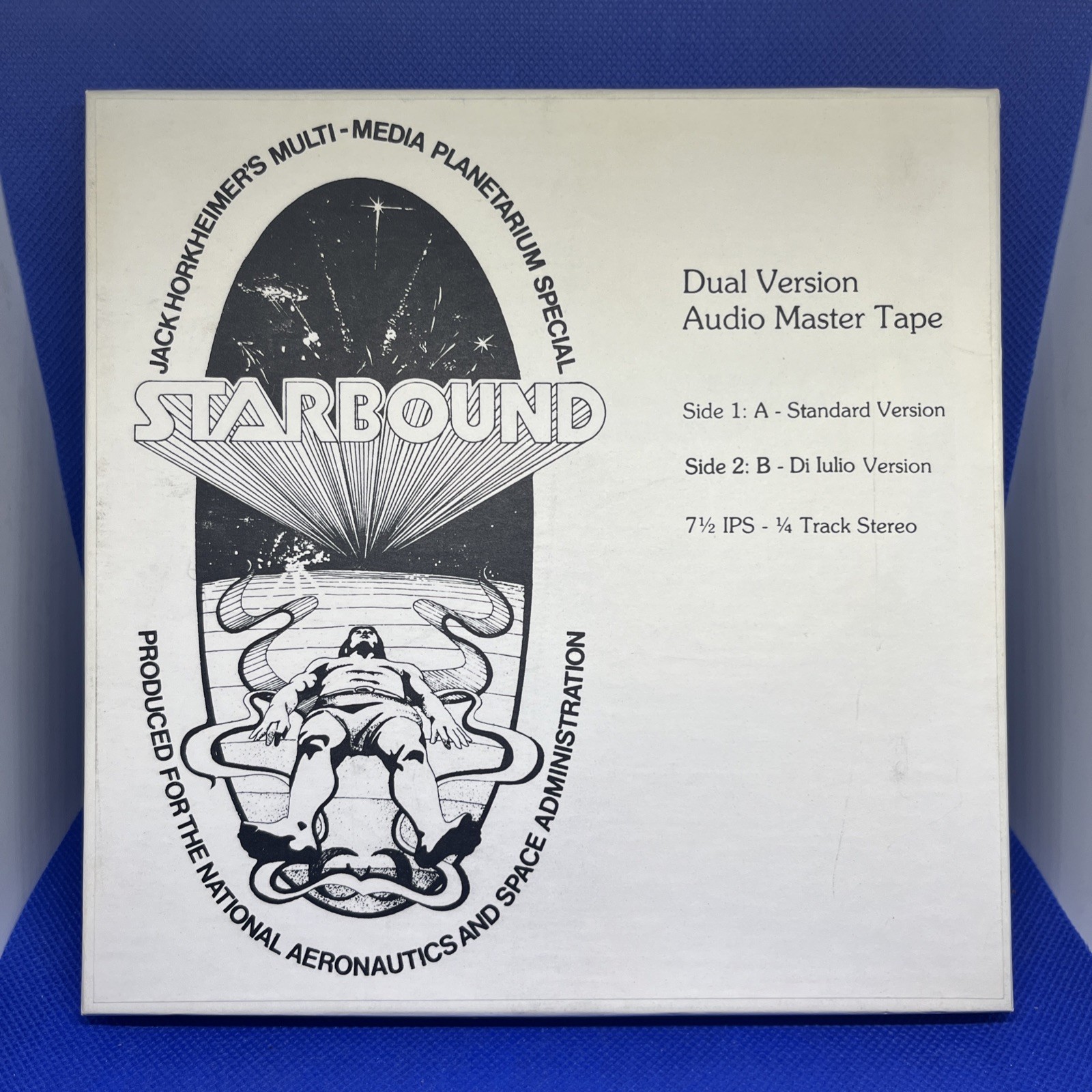Starbound For NASA Dual Version Audio Master Tape Standard & Di Julio Version Starbound For NASA Dual Version Audio Master Tape Standard & Di Julio Version