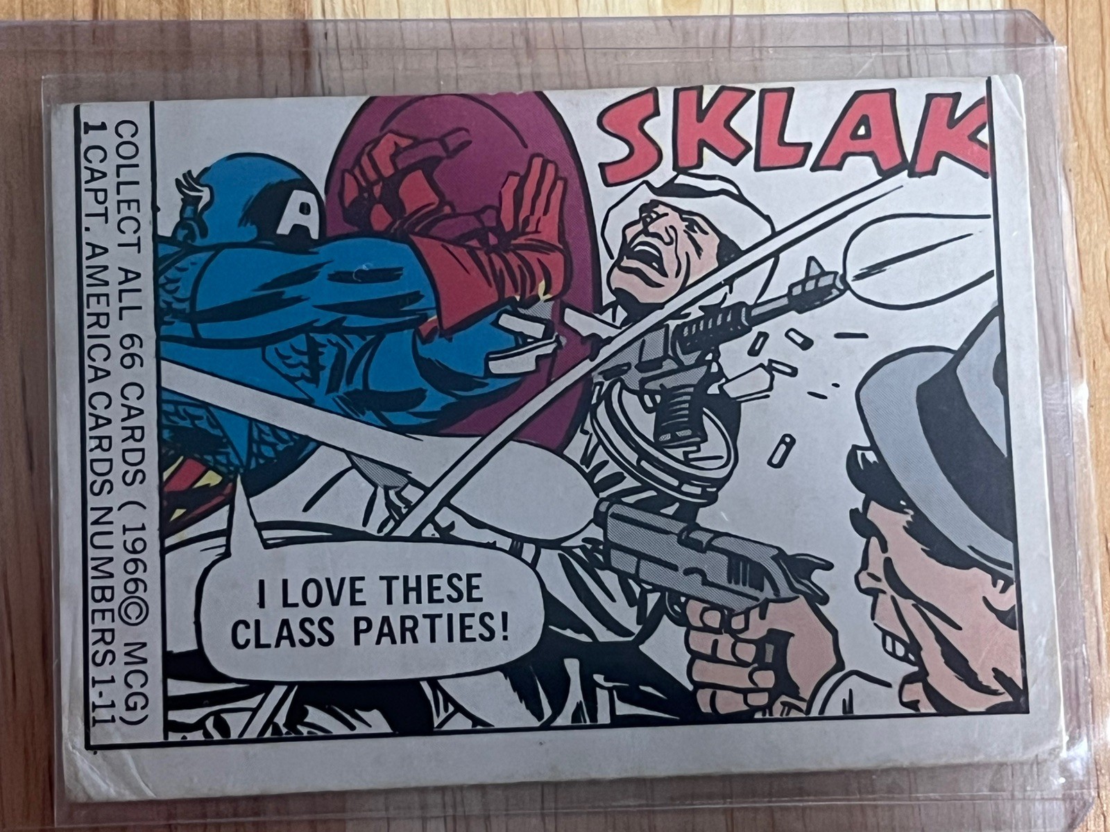CAPTAIN AMERICA 1966 DONRUSS MARVEL SUPER HEROES #1 first card Rookie see pics CAPTAIN AMERICA 1966 DONRUSS MARVEL SUPER HEROES #1 first card Rookie see pics