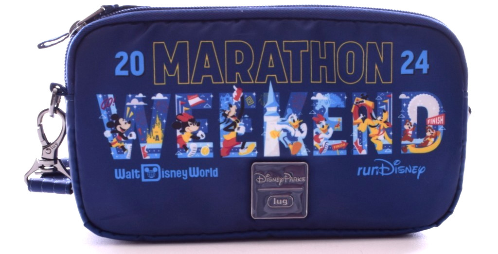 Disney Lug 24 Run Marathon Crossbody Fanny Pack Navy Bag NWOT Disney Lug 24 Run Marathon Crossbody Fanny Pack Navy Bag NWOT