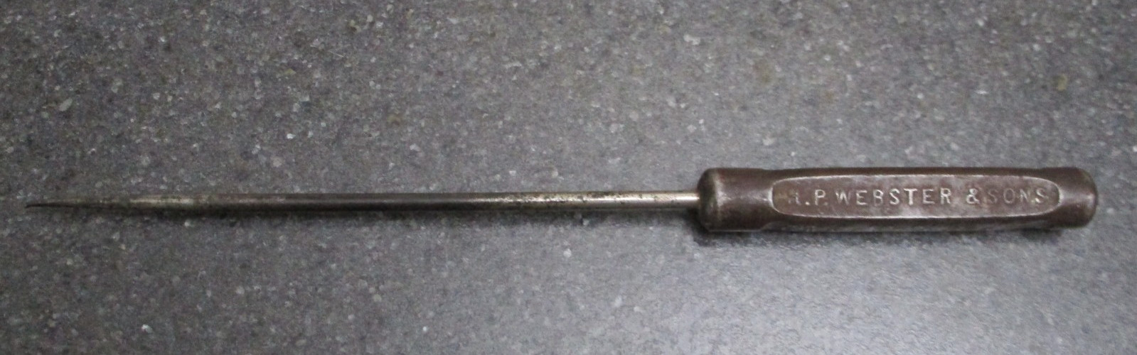 VINTAGE ICE PICK ALL METAL 9 1/2