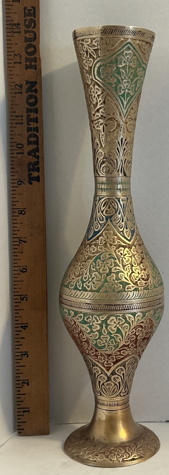 Rare Antique Vintage Vase Brass Ornate Design Vintage Vase Antique (B-U) Rare Antique Vintage Vase Brass Ornate Design Vintage Vase Antique (B-U)
