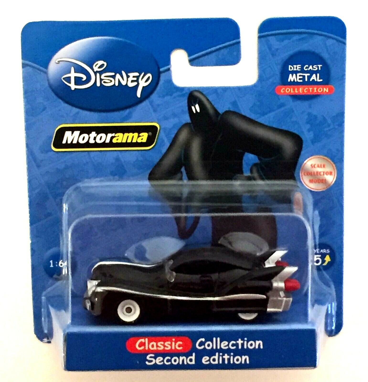 Disney Classic Collection Motorama Licensed Die Cast Macchia Nera car 1:64 scale
