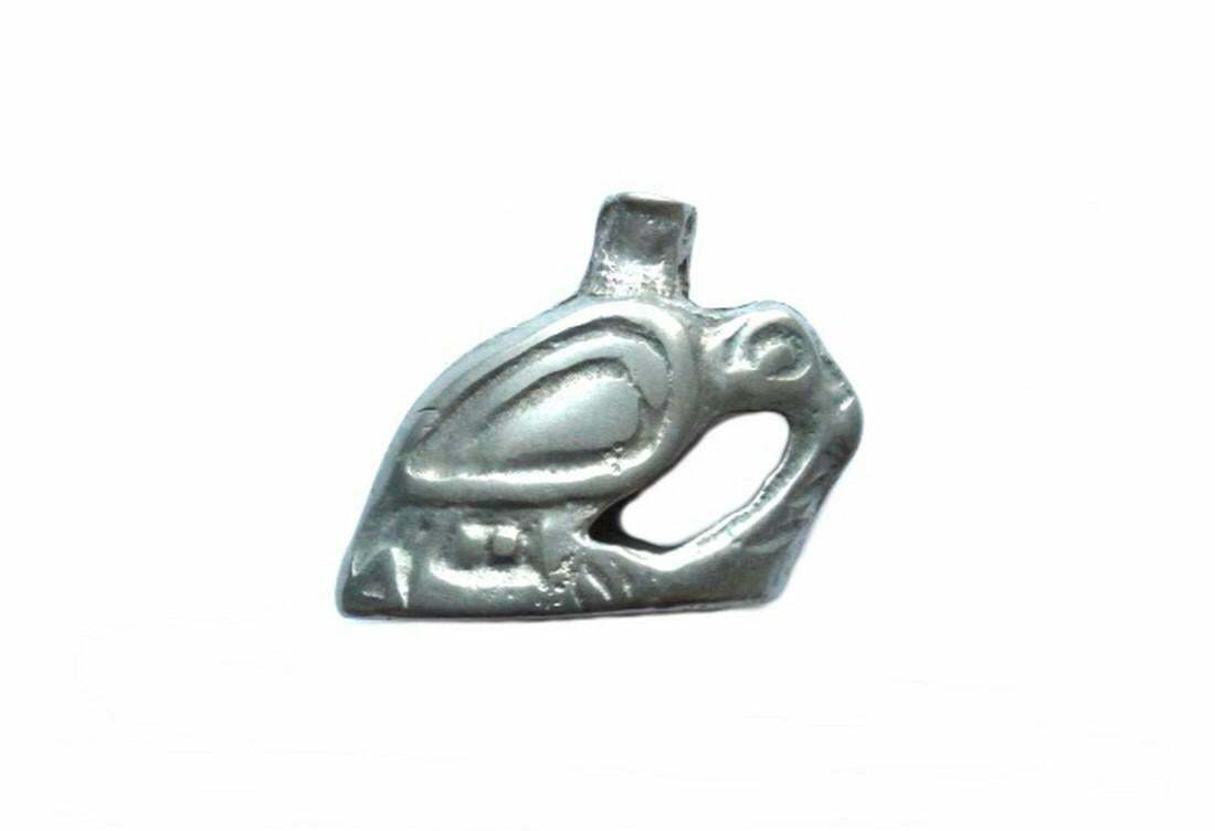 Rare 6th C. Rare Russian Bronze Pommel in Griffin Form