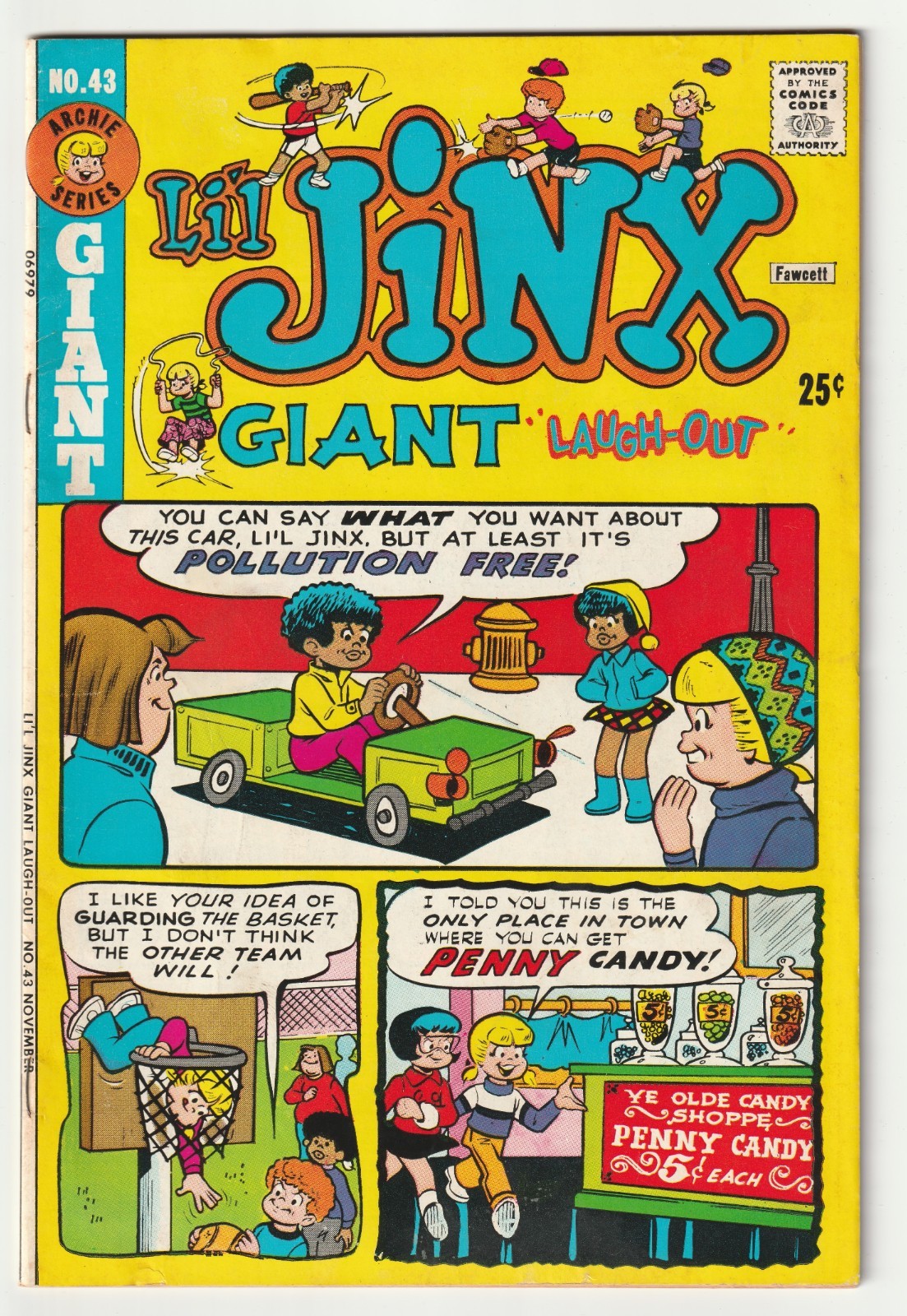 Li\'l Jinx Giant Laughout #43 Archie 1973 Fine