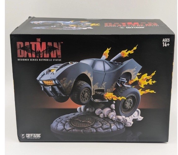 CRYPTOZOIC THE BATMAN DESIGNER SERIES BATMOBILE STATUE THE BATMAN BATMOBILE NEW