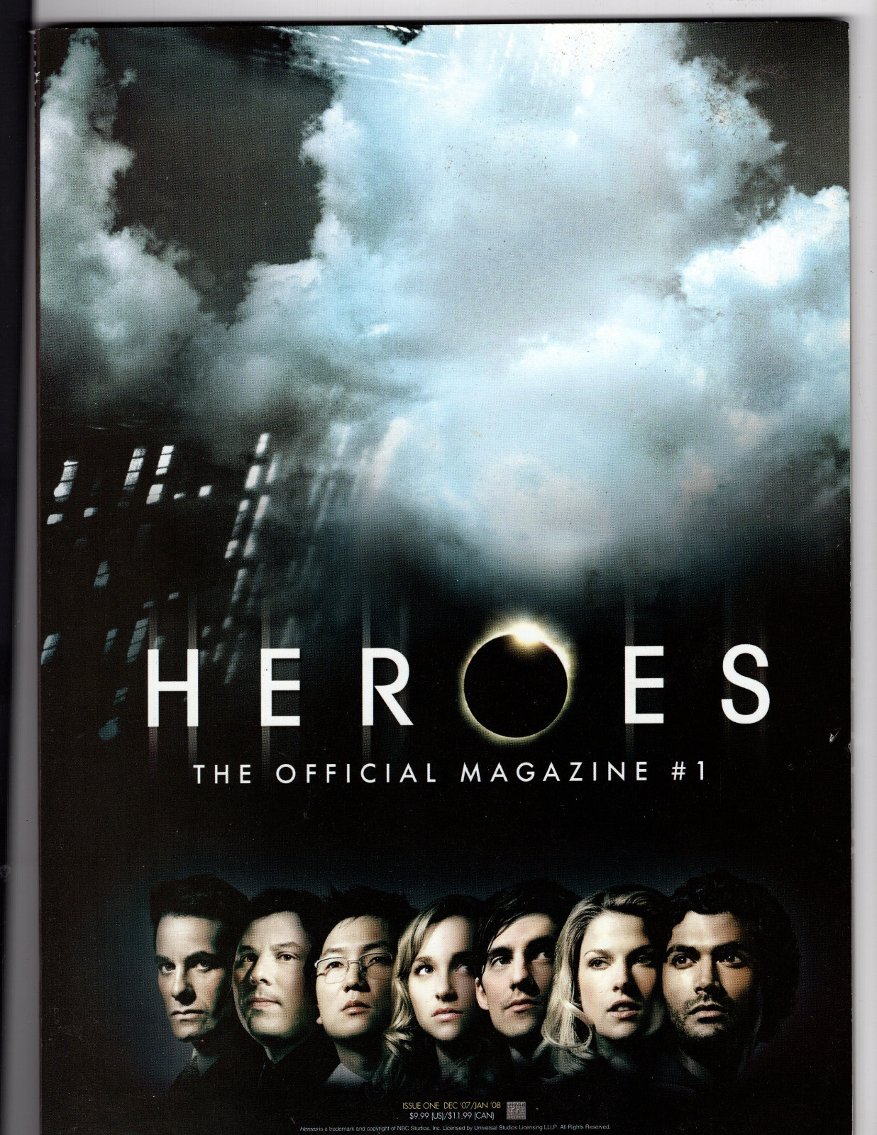 Heroes The Official Magazine #1 Dec 2007/Jan 2008 First Issue Cover A
