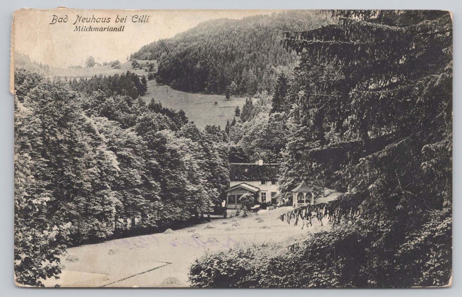 1908 Bad Neuhaus bei Cilli Milchmariandl Austria-Hungary Postcard