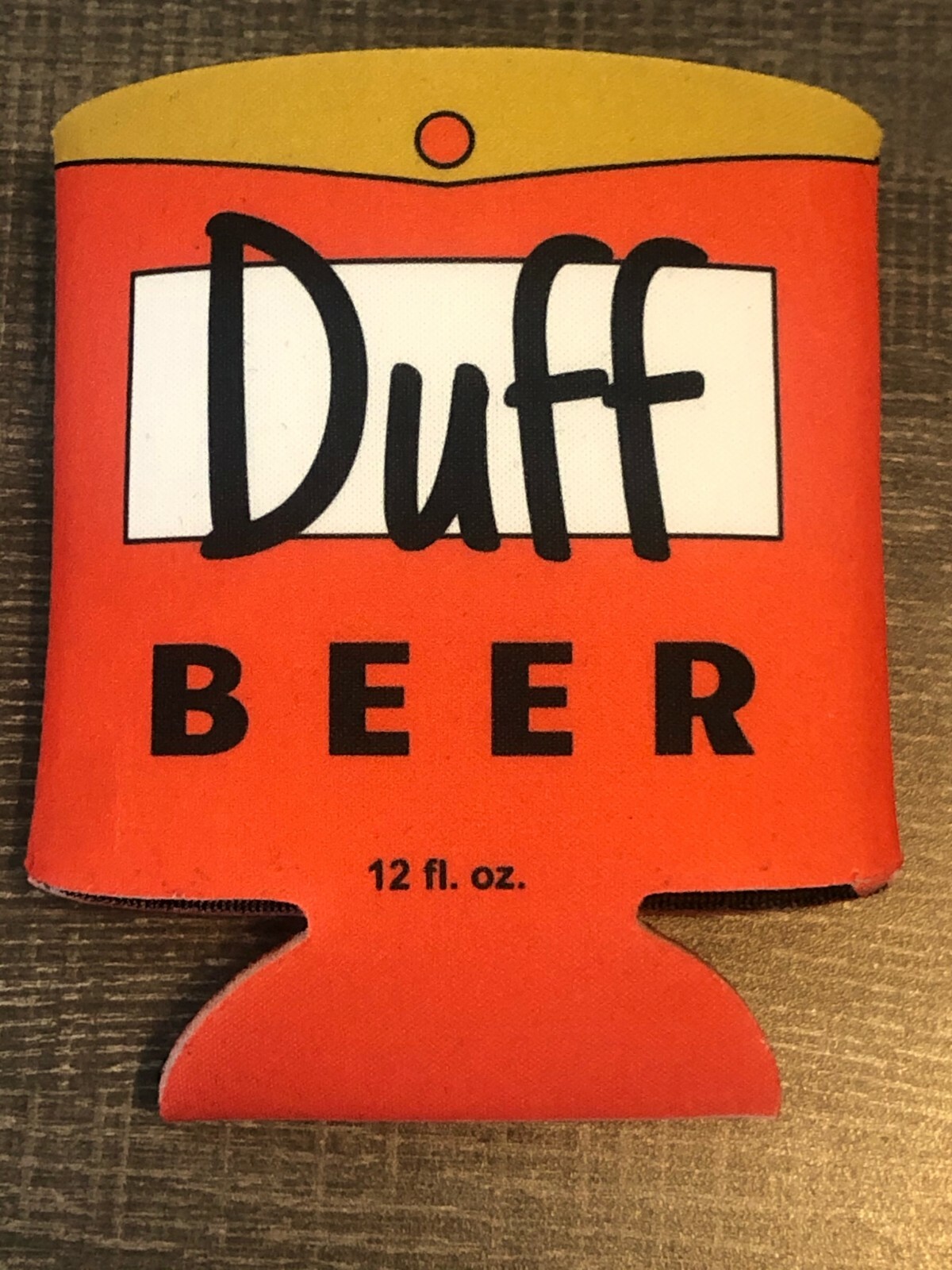 Simpsons Duff Beer Can Cooler Coozie