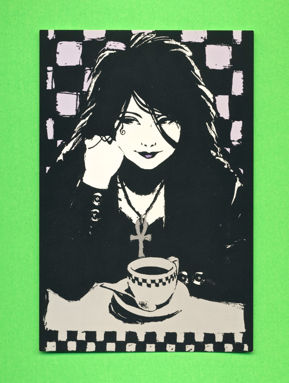 1996 DEATH Promotional Postcard #1 VERTIGO DC SANDMAN Chris Bachalo NEIL GAIMAN 1996 DEATH Promotional Postcard #1 VERTIGO DC SANDMAN Chris Bachalo NEIL GAIMAN
